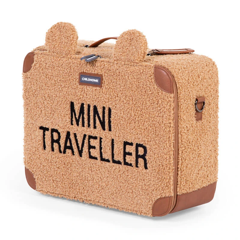 Childhome Valise Mini Traveller Teddy Brown 5 Childhome Valise Mini Traveller Teddy Brown – Image 3