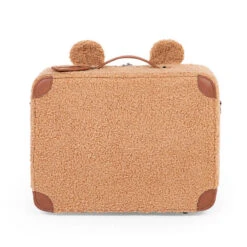 Childhome Valise Mini Traveller Teddy Brown 11 Childhome Valise Mini Traveller Teddy Brown -Bébés Produits Magasin valise mini traveller teddy brown childhome bambinou dos